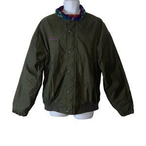 Vintage Columbia Sportswear Jacket Mens L Radial Sleeve Color Block Fleece Lined